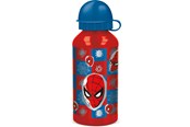 Schul-Zubehör - Euromic SPIDERMAN water bottle aluminum 400ml - NEW - 088808717-74734