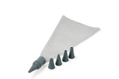 Küchenzubehör - Funktion Piping bag 5 nozzles grey - 222100