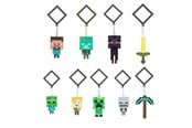Merchandise - Paladone - Minecraft Backpack Buddies (Assorted) - Schlüsselanhänger - PP10844MCF