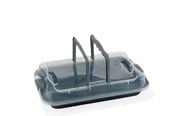 Backbleche, Bratpfannen & Roste - Funktion Backblech Baking pan with lid 36.0x23 cm grey - 224463