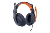 Kopfhörer/Headsets - Logitech Zone Learn Wired Over-Ear Headset for Learners USB-C - headphones with mic - replacement - 981-001383