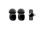 Handys - Anderes Zubehör - Lippa Dual Wireless Wind Protected Microphone With USB-C Connector - LPR82-C