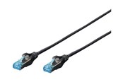 Netzwerk - Kabel - DIGITUS CAT 5e SF-UTP Patch Cord - 50cm - Schwarz - 0.5m - DK-1532-005/BL