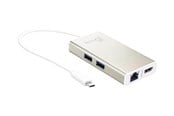 Dockingstationen - j5create USB-C Multi-Adapter (with Ethernet and 60W PD) - JCA374-N