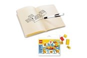 Schul-Zubehör - Euromic Note book with 4x4 red brick 1 pen and building t - 4003063-52283