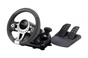 Gaming Zubehör - MAXX TECH Pro Racing Wheel Kit - Wired Wheel, gamepad and pedals set - Sony PlayStation 4 - 5055957703981