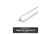 Smart-Home - Light Solutions Aluminiumsprofil - Model C til Philips Hue og WiZ - Alu - 5714255008104