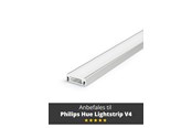 Smart-Home - Light Solutions Aluminium list - Model S for Philips Hue og WiZ - 1 metre - 5714255008074