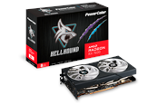 Grafikkarte - PowerColor Radeon RX 7600 Hellhound - 8GB GDDR6 RAM - Grafikkarte - RX7600 8G-L/OC