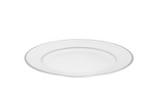 Tischgedeck - Pillivuyt Plate flat Vienne Plissé 22 cm White/Platinum - 18403