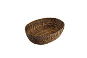 Küchenzubehör - Pillivuyt Bread basket oval 20 x 15 cm Light/Dark brown Nito wicker - 21391