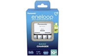 Batterien und Akkus - Panasonic eneloop Basic BQ-CC51 battery charger - 4 x AA type - NiMH - Europlug - K-KJ51MCD40E