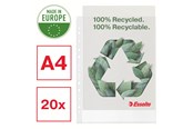 Taschen, Umschläge und Register - Esselte Prospekthülle 100% recycelt A4 - 628214