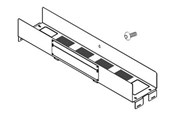 Rack-Gehäuse - APC - rack aisle crossover tray - FS-AC-4008-B