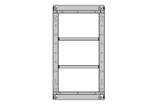 Wandhalterungen, AV-Halterungen & AV-Möbel - Multibrackets M Pro - mounting kit - black - Max 160 kg - recommended for 75" - 7350105215339