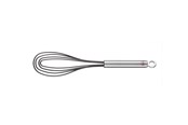 Küchengerät - Rösle Whisk flat 27 cm Steel/Silicone - 22678