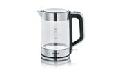 Wasserkocher - SEVERIN Wasserkocher WK 3420 - glass/brushed stainless steel/black - Glass/brushed stainless steel/black - 2200 W - WK3420