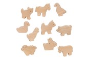 Holzspielzeug - Goki Wooden Farm Animals 10pcs. - 53871