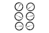 Einrichtung - Home>it Nicetrap Locking Rings 6 pcs. - 91627
