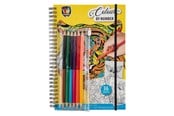 Kreativ-Spiele - Grafix Color by Number Coloring Book with Crayons. - 150081