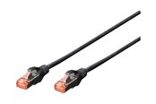 Netzwerk - Kabel - DIGITUS Professional patch cable - 5 m - black - Schwarz - 5m - DK-1644-050-BL-10