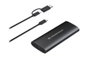 Festplatten Zubehör - Conceptronic DANTE04B - storage enclosure - dual protocol - M.2 Card (PCIe NVMe & SATA) / SATA SSD - USB-C 3.2 (Gen 2) - DANTE04B