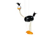 Puppen & Zubehör - Goki Wooden Marionette Ostrich - SO104