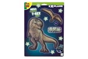 Kinderzimmer - SES Creative Mega Glowing T-Rex World Wall Stickers - 25129