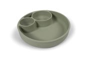 Babypflege - Filibabba Silicone divided plate - Green - FI-02276