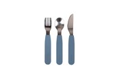 Babypflege - Filibabba Silicone cutlery set - Powder Blue - FI-02289
