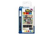 Utensilien zum Schreiben und Zeichnen - Staedtler Paint marker Lumocolor 2.4mm 6pcs - 349 C6