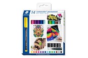 Utensilien zum Schreiben und Zeichnen - Staedtler Universal pen Lumocolor F per 14pcs - 318 C14