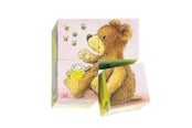 Puzzle - Goki Wooden Block Puzzle Baby Animals Block - 57056