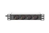 Stromkabel (Extern) - DIGITUS 4-Port - 1U - Aluminum PDU - DN-95418