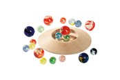 Holzspielzeug - Goki Wooden Marble Pot with Marbles - 63947