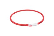 Hunde - Trixie USB Flash Light Ring XS–XL: 70 cm/ø 10 mm. Red - TX12643