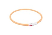 Hunde - Trixie USB Flash Light Ring XS–XL: 70 cm/ø 10 mm. Orange - TX12646