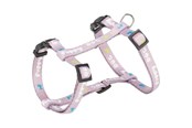 Hunde - Trixie Junior Puppy H-Harness with Lead M-L: 27-45cm/10mm 2m. light lilac - TX15354