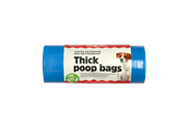 Hunde - Dogman Dicke Kotbeutel mit Bindehenkeln Blau (50er-Pack) - 738833