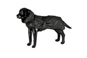 Hunde - Dogman Dog Raincoat Aqua Black 60cm - 757100
