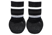 Hunde - Trixie Dog Socks non-slip L 2 pcs. Black - TX19524