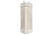 Katzen - Dogman Katzen Kratzpfosten Ecke 51x23cm Weiß - 725082