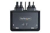 KVM Switches - StarTech.com 2-Port USB-C Cable KVM Switch 4K 60Hz DisplayPort Output Compact KVM with 4ft/1.2m USB Type-C/Audio Integrated Cables Bus Powered - C2-D46-UC2-CBL-KVM