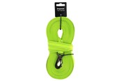 Hunde - Dogman Iris Gewebte Schleppleine mit Karabinerhaken Grün 20mm 15m - 224008