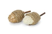 Katzen - Dogman Katzenspielzeug Natürlicher Jute-Tannenzapfen mit Katzenminze 10cm - 331392