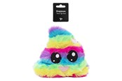 Hunde - Dogman Dog Toy Rainbow Poop Kawaii Plushie Squeaker 20cm - 333400