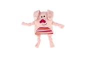 Hunde - Dogman Rosa Pigge Plutt Quietsch Plüsch Hundespielzeug 20cm - 334042