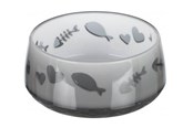 Katzen - Trixie Plastic Bowl for Cats 0.3 l/ø 12 cm Assorted Colours - TX24420