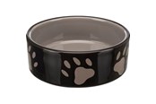 Hunde - Trixie Ceramic Bowl w/ paws 0.3 l/ø 12cm - TX24531