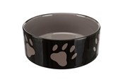 Hunde - Trixie Ceramic Bowl w/ paws 1.4 l/ø 20 cm - TX24533